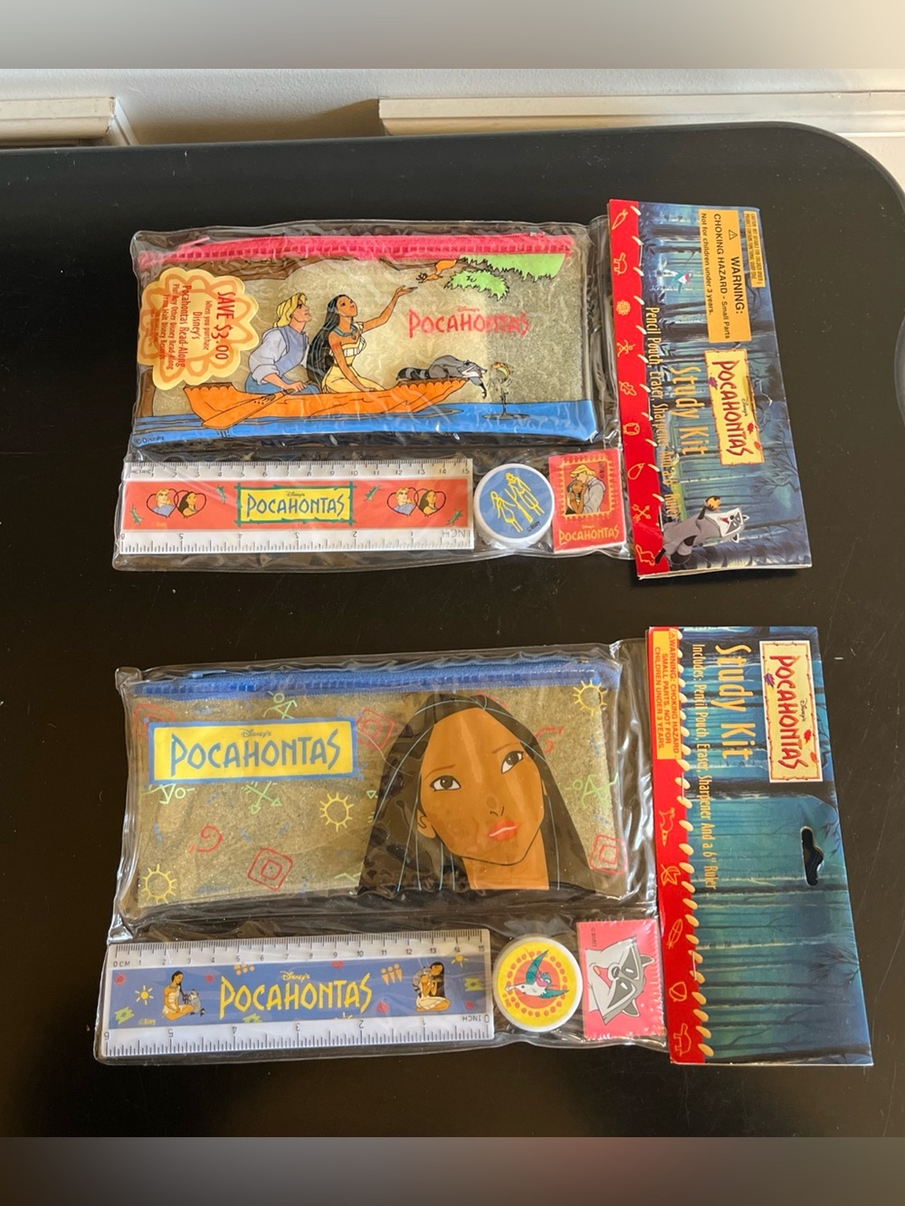 Vintage 90s NIP Pocahontas Study Kits- -(2) available $40 each- see description